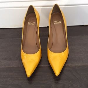 Stuart Weitzman Yellow/Orange Pump